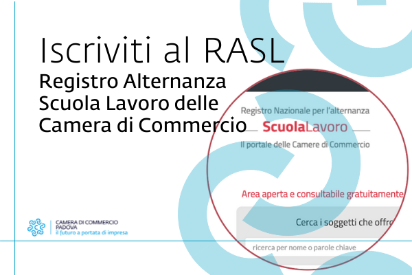 RASL - Registro Alternanza Scuola Lavoro - CCIAA Padova